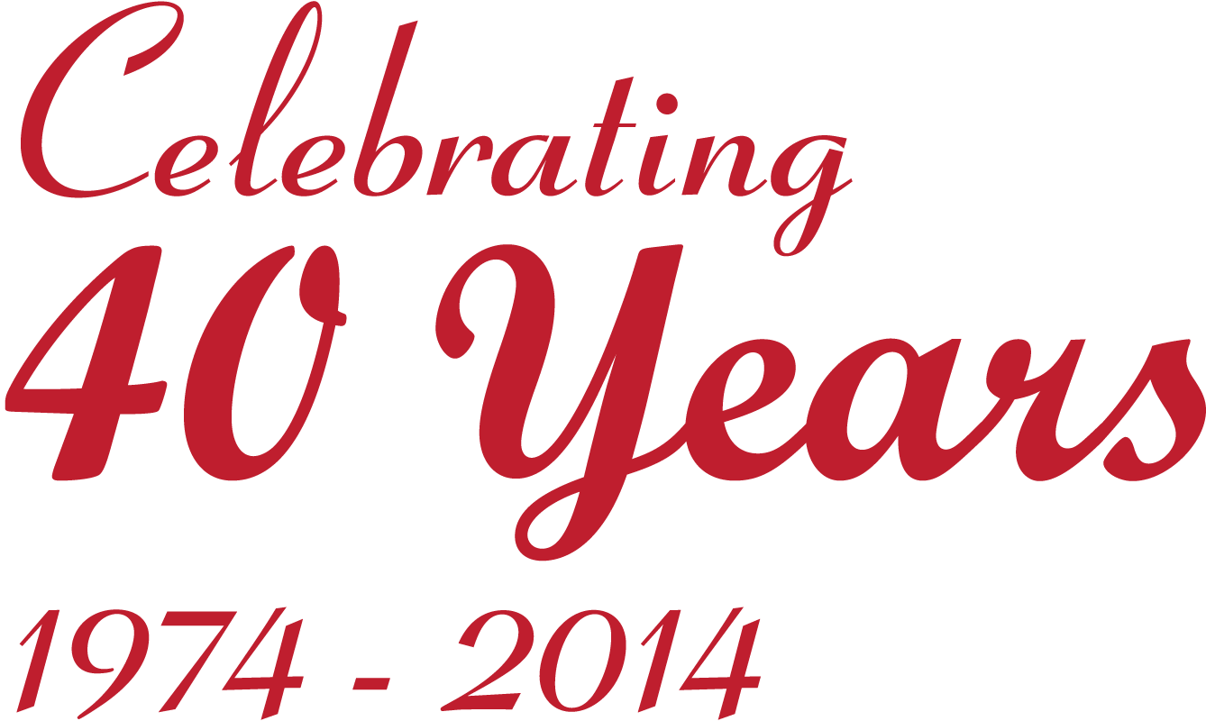 Celebrating 40 Years 1974-2014